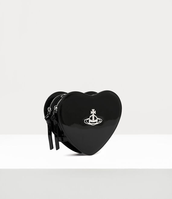 Vivienne Westwood Louise Heart Crossbody Bag in black